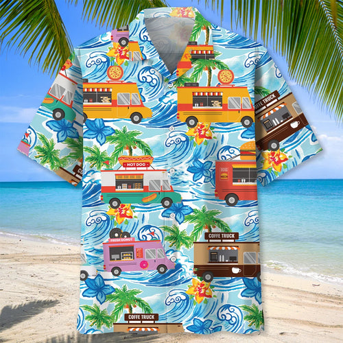Food Truck Beach Hawaiian Shirt