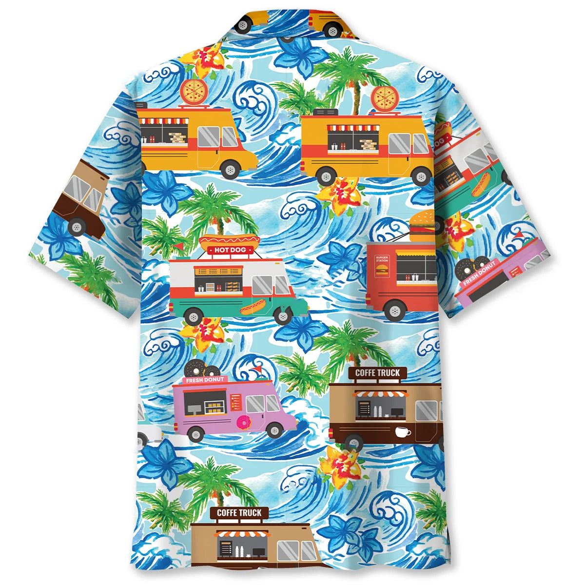 Food Truck Beach Hawaiian Shirt