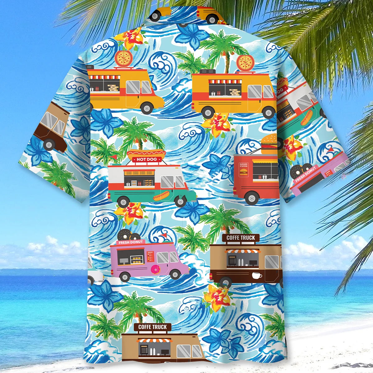 Food Truck Beach Hawaiian Shirt