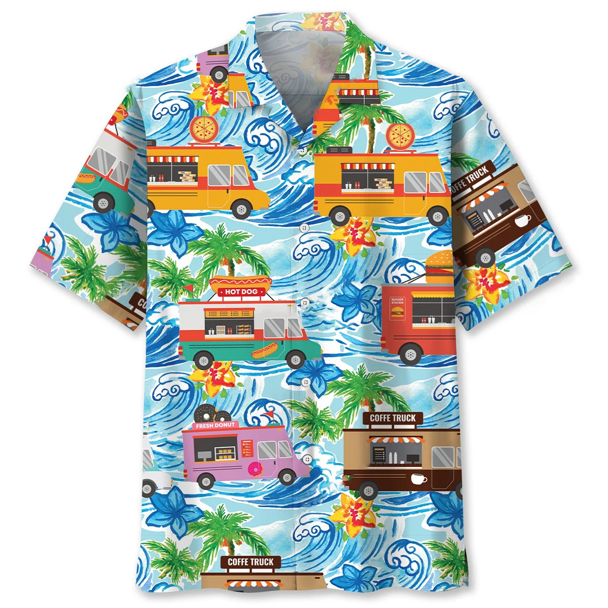 Food Truck Beach Hawaiian Shirt