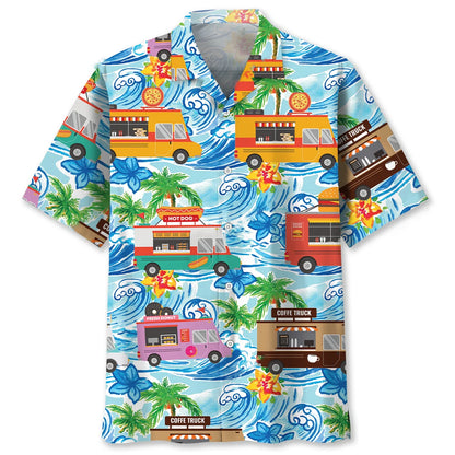 Food Truck Beach Hawaiian Shirt