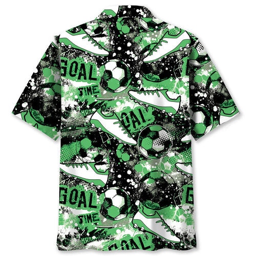 Football Green Hawaiian Shirt