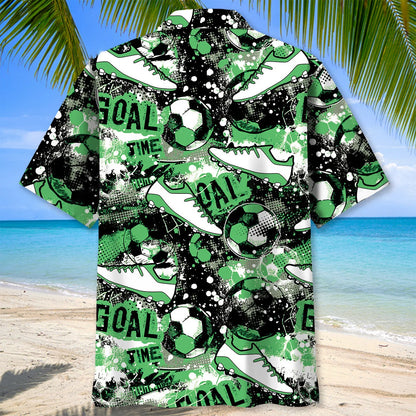 Football Green Hawaiian Shirt