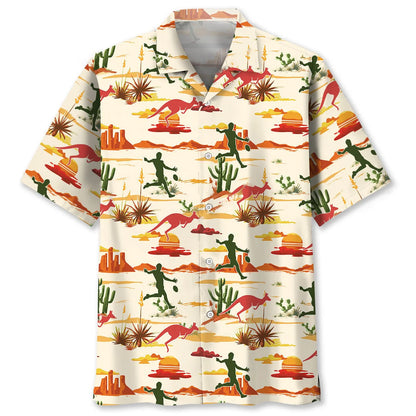 Football Lover Desert Hawaiian Shirt