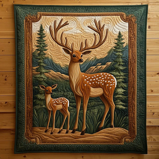 Forest Family Quilt Blanket