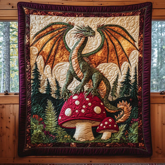 Forest Flame Quilt Blanket