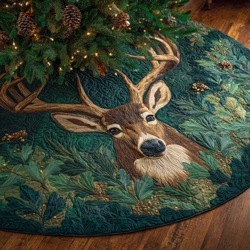 Forest Guardian Quilted Tree Skirt