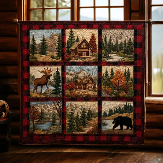 Forest Lodge Quilt Blanket