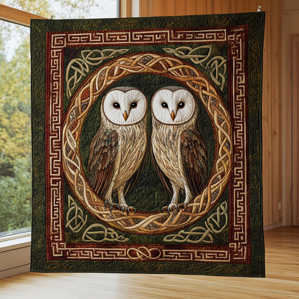 Forest Oracle Quilt Blanket