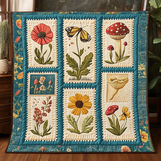 Forest Postage Quilt Blanket