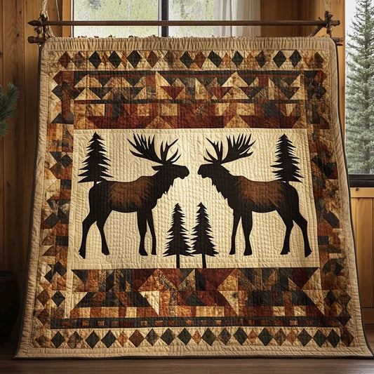Forest Sentinel Quilt Blanket