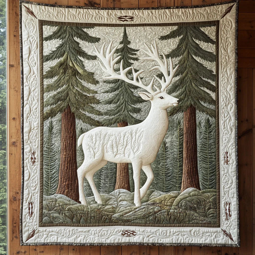 Forest Silent Quilt Blanket