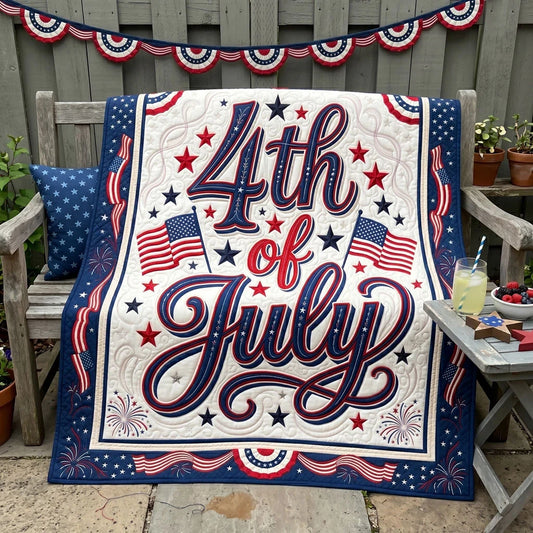 Fourth Of July Quilt Blanket