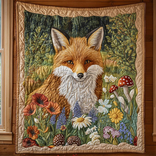 Fox Gaze Quilt Blanket