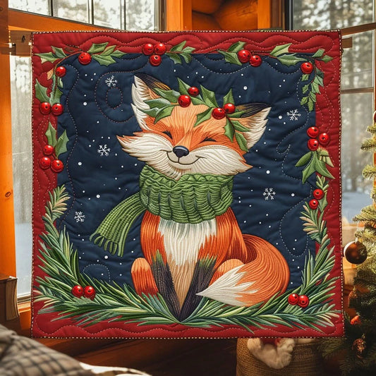 Fox Winter Quilt Blanket