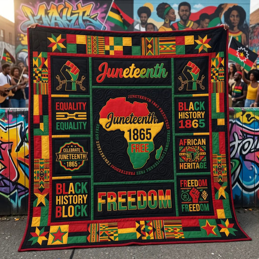 Freedom 1865 Quilt Blanket