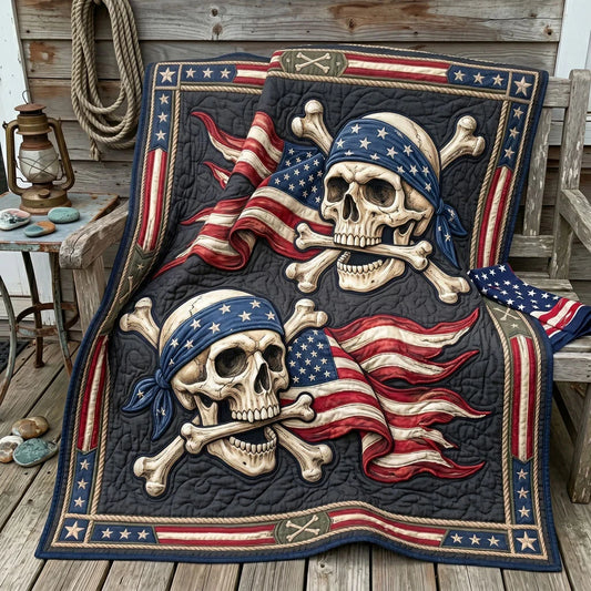 Freedom Bones Quilt Blanket