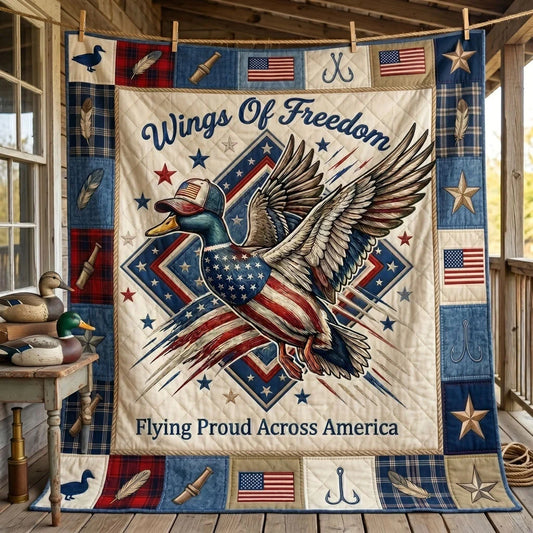 Freedom Flight Americana Quilt Blanket