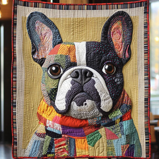 French Bulldog Quilt Blanket