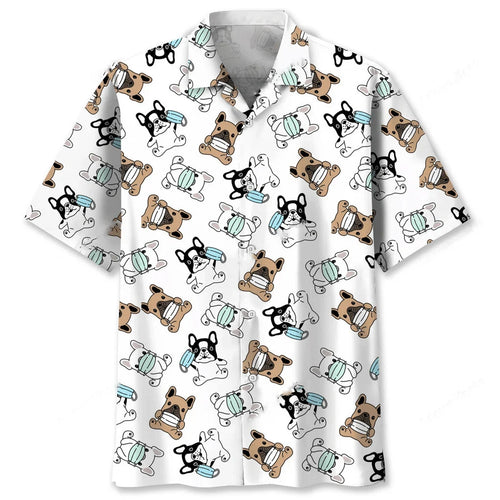 French Bulldog Funny Hawaiian Shirt