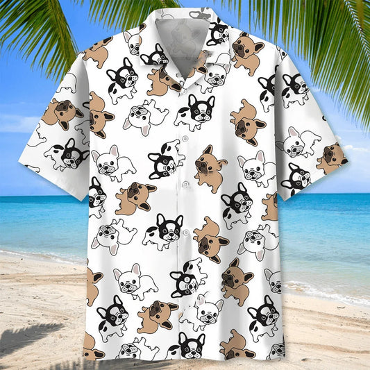French Bulldog Lovers Hawaiian Shirt - S - hawaiian shirt