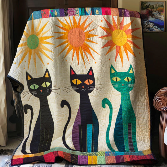 Friends Whimsical Quilt Blanket