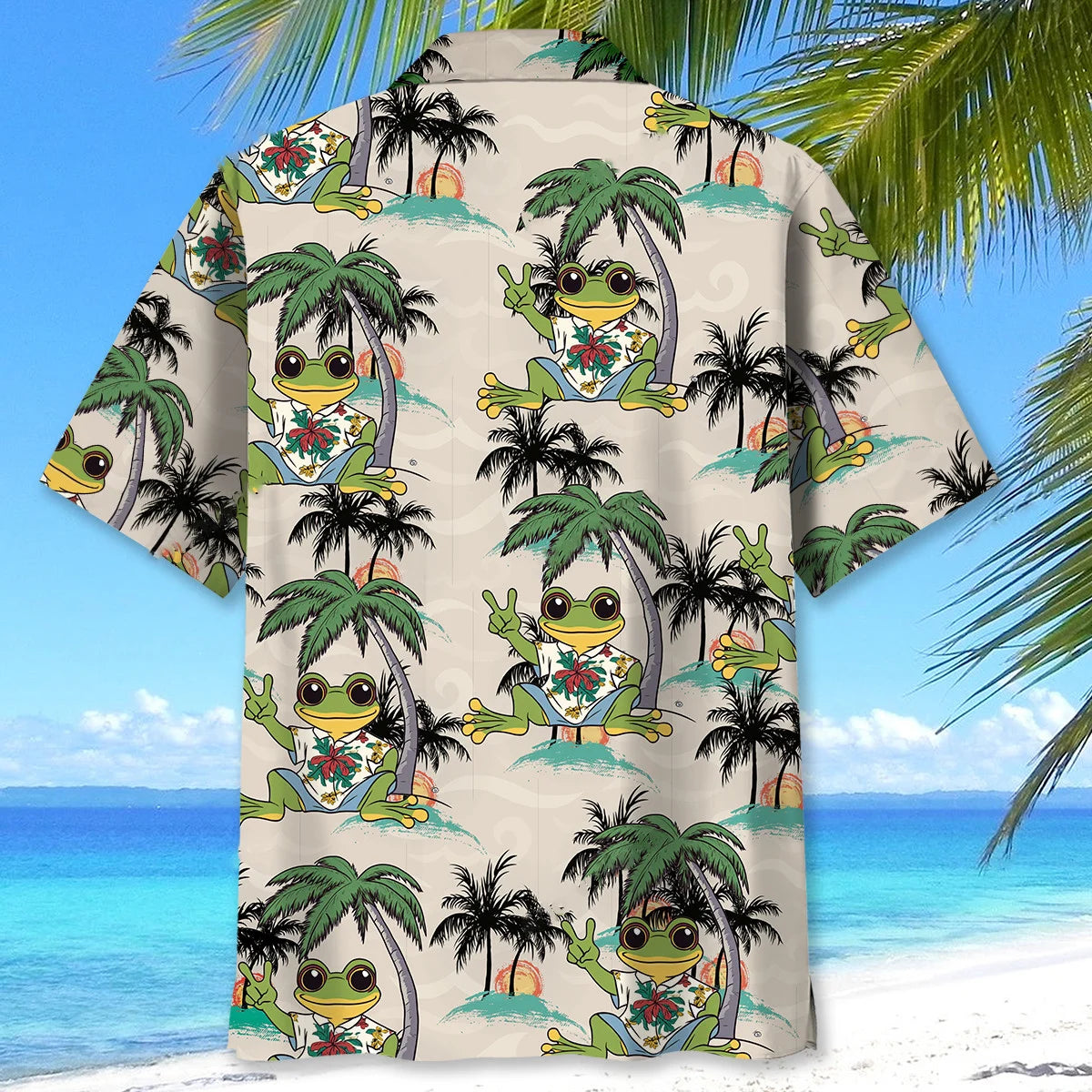 Frog Beach Hawaiian Shirt