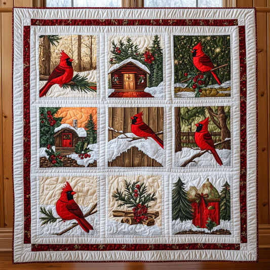 Frost Feather Quilt Blanket