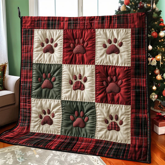 Frost Paws Quilt Blanket