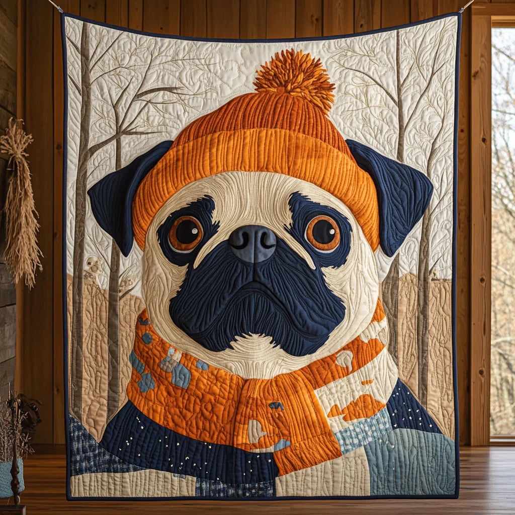 Frost Pup Quilt Blanket