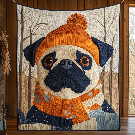 Frost Pup Quilt Blanket