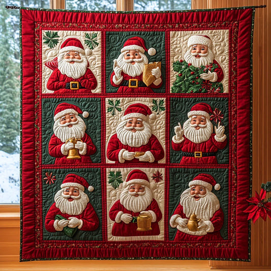 Frosted Noel Quilt Blanket