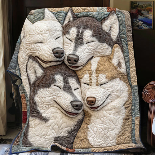 Frosted Paws Quilt Blanket