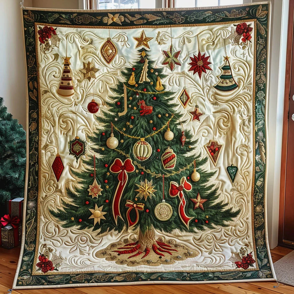 Frosted Pine Quilt Blanket