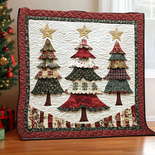 Frosted Pines Quilt Blanket
