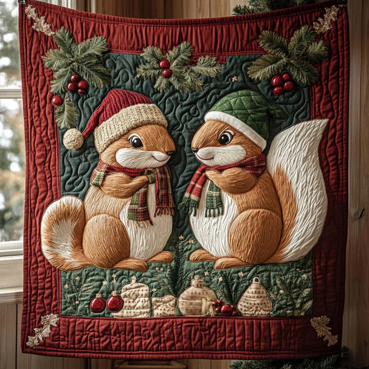 Frosty Friend Quilt Blanket