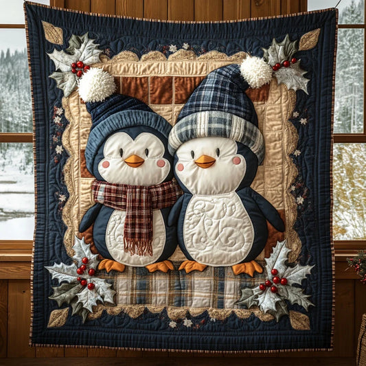 Frosty Friend Quilt Blanket