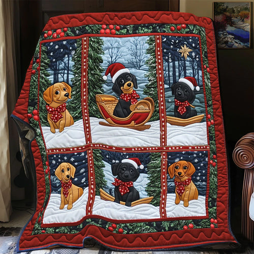 Frosty Friends Quilt Blanket