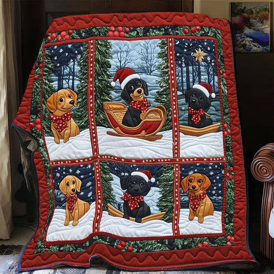 Frosty Friends Quilt Blanket