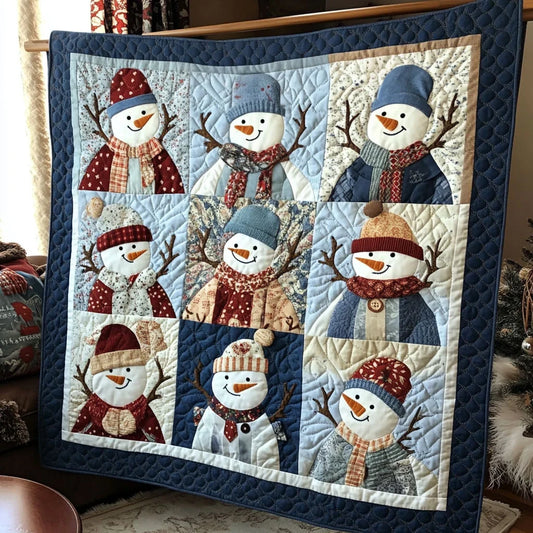 Frosty Friends Quilt Blanket