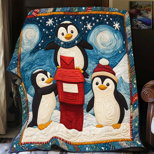 Frosty Post Quilt Blanket