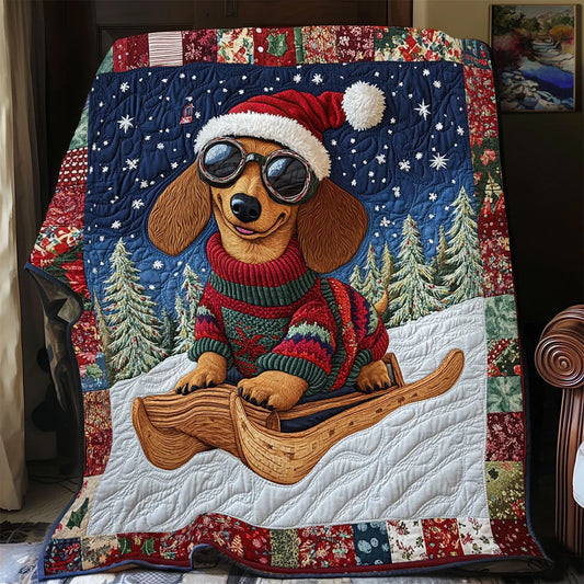 Frosty Ride Quilt Blanket