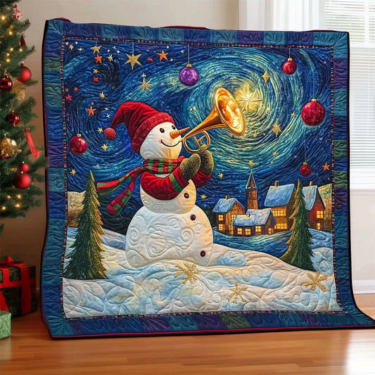 Frosty's Fanfares Quilt Blanket