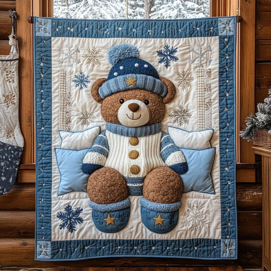 Frosty Warm Quilt Blanket
