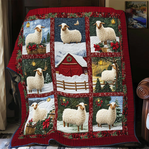 Frosty Wool Quilt Blanket
