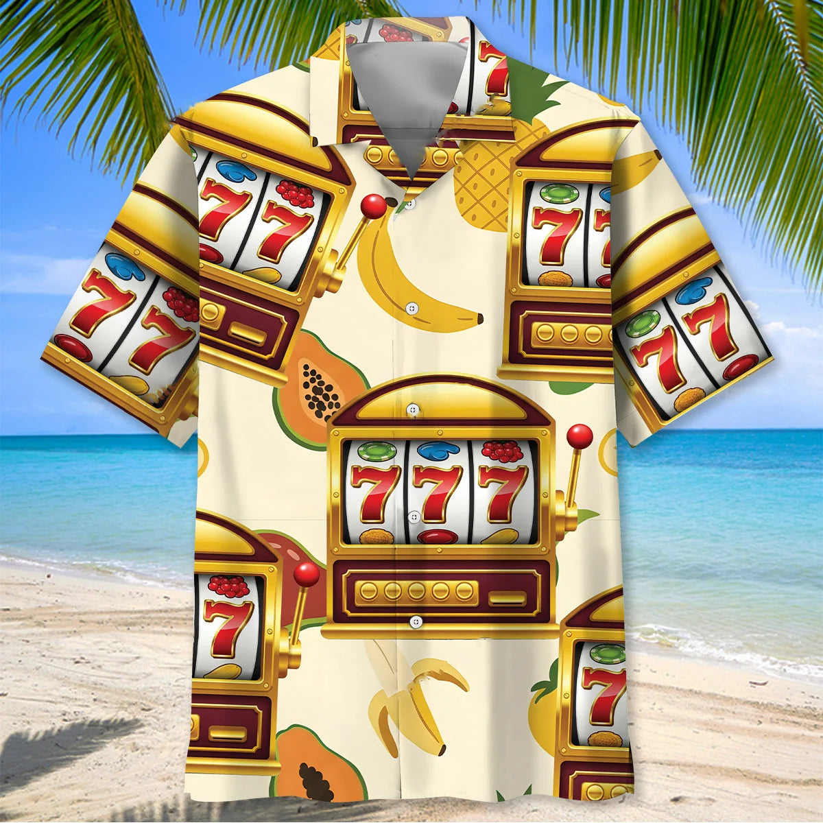 Fruity Lucky 7 Number Hawaiian Shirt