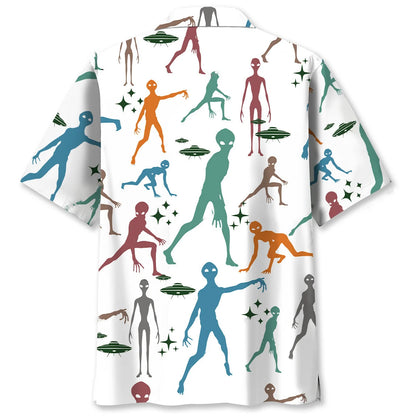 Funny Alien Hawaiian Shirt