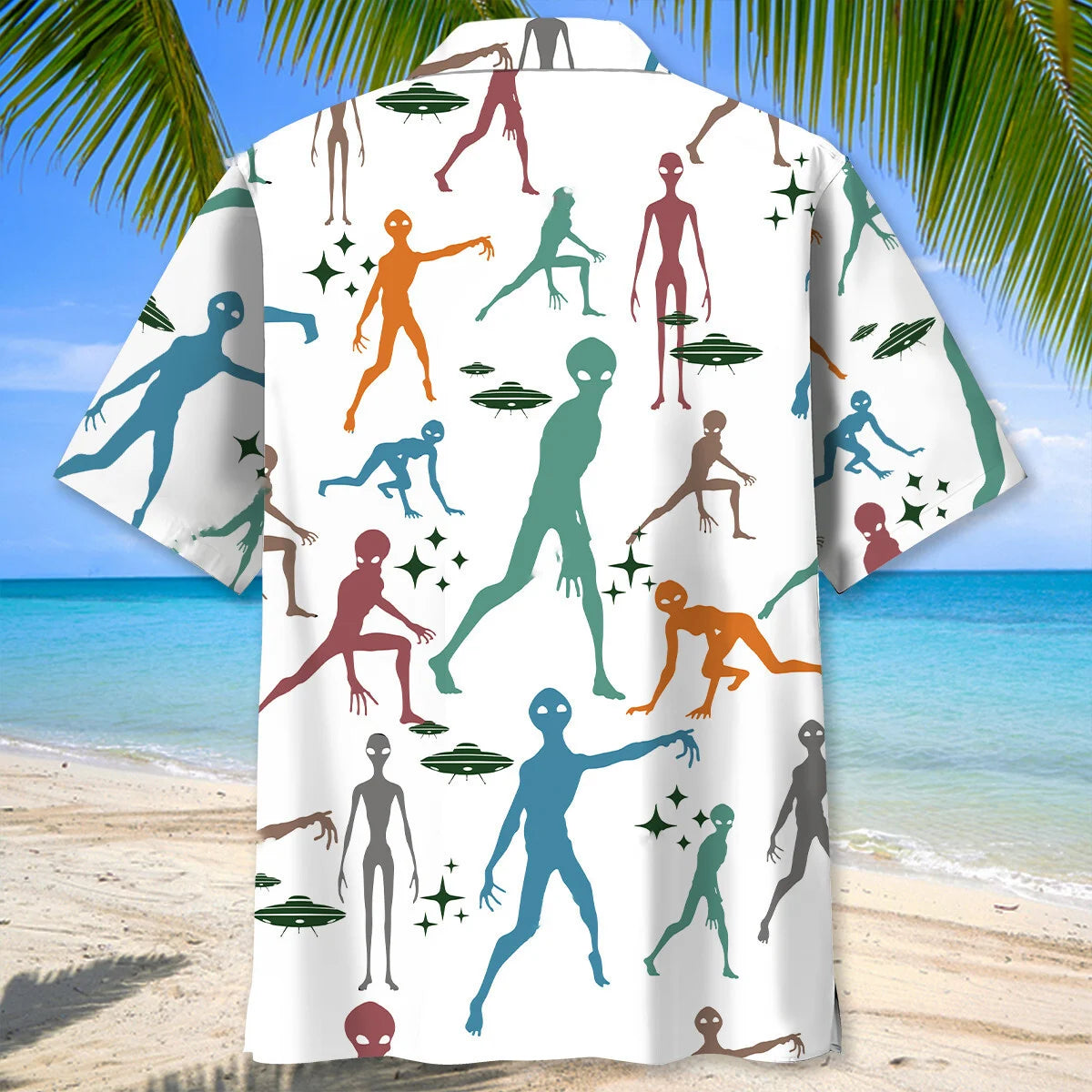 Funny Alien Hawaiian Shirt