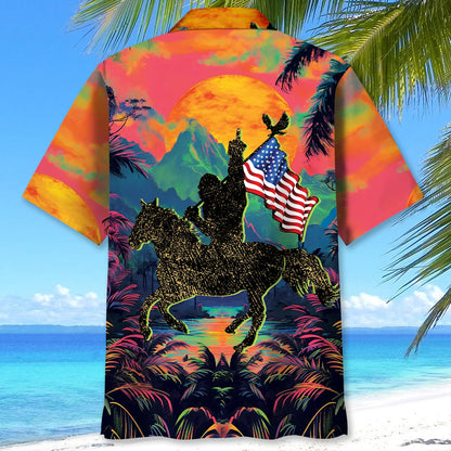 Funny Bigfoot Proud Hawaiian Shirt