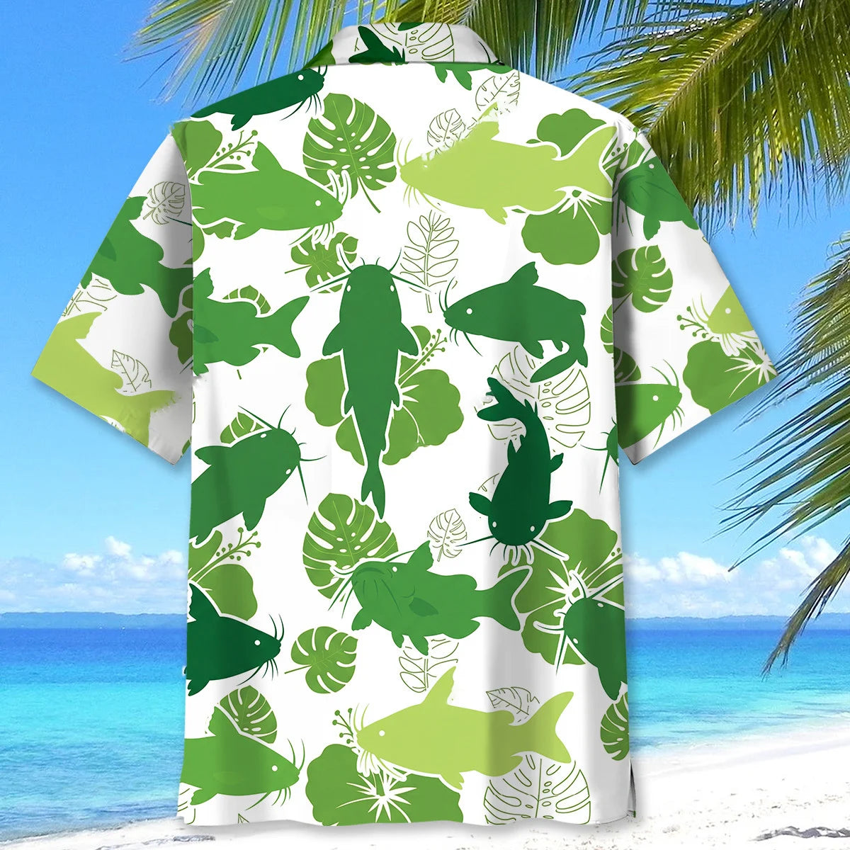 Funny Catfish Tropical Hawaiian Shirt